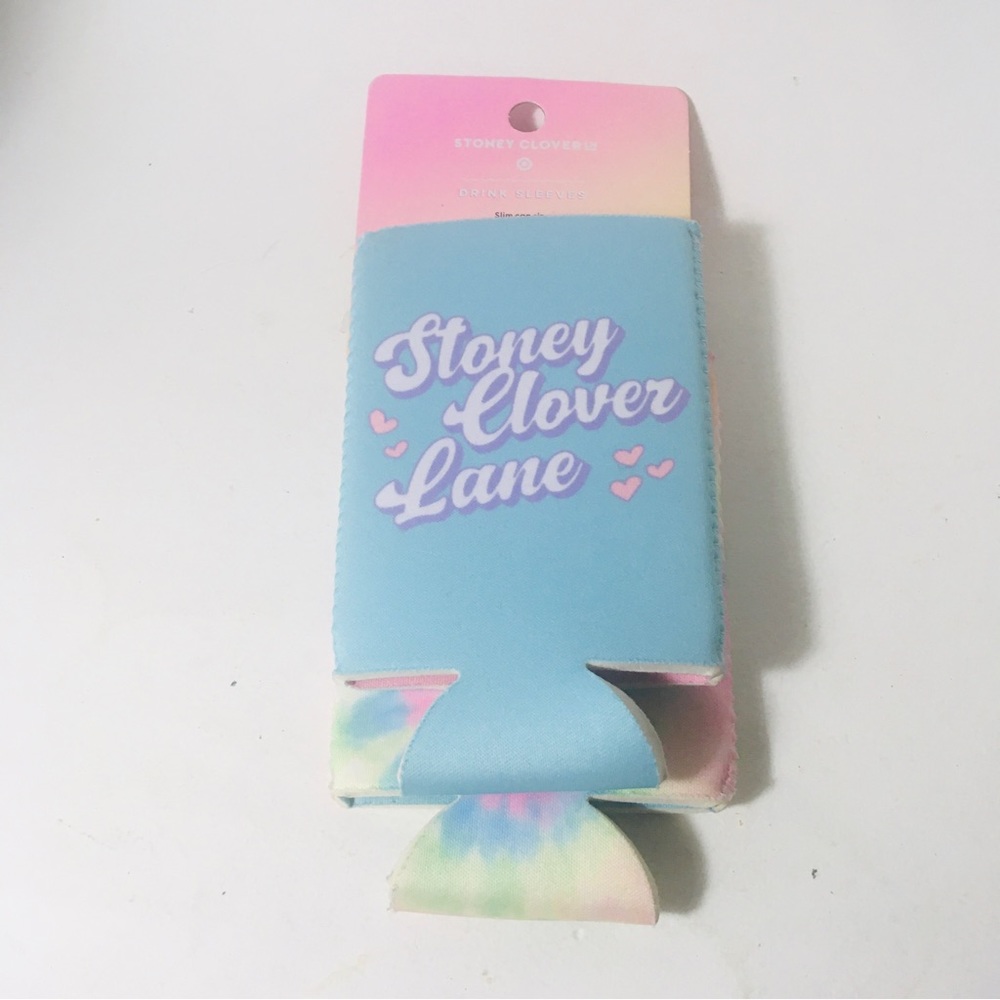 Stoney Clover Lane Slim Can Drink Sleeves Coozies Signature Logo + Tie Dye